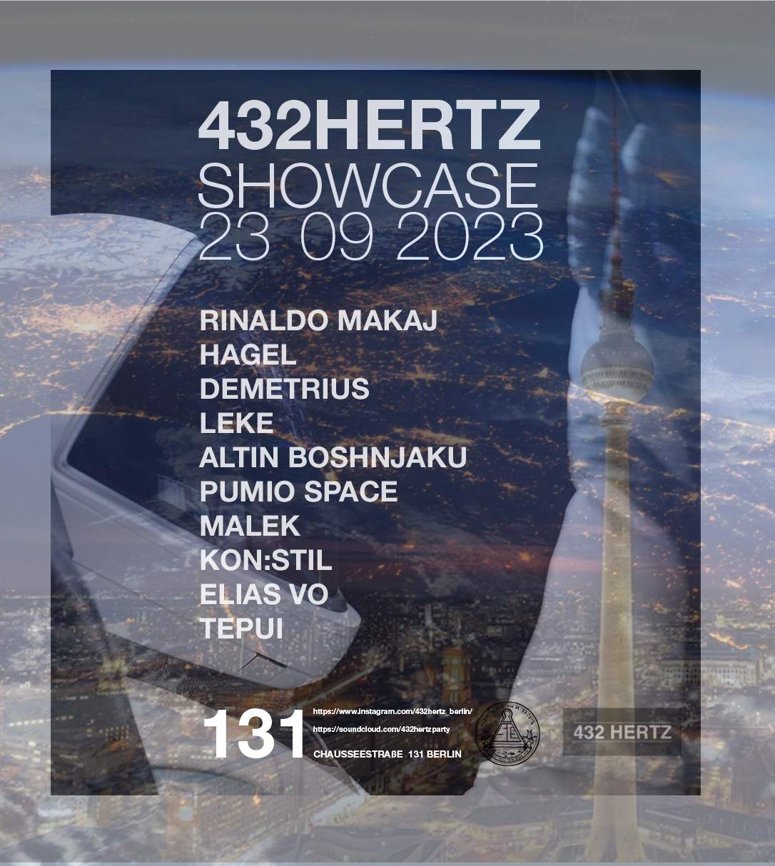 432HERTZ Showcase - フライヤー表