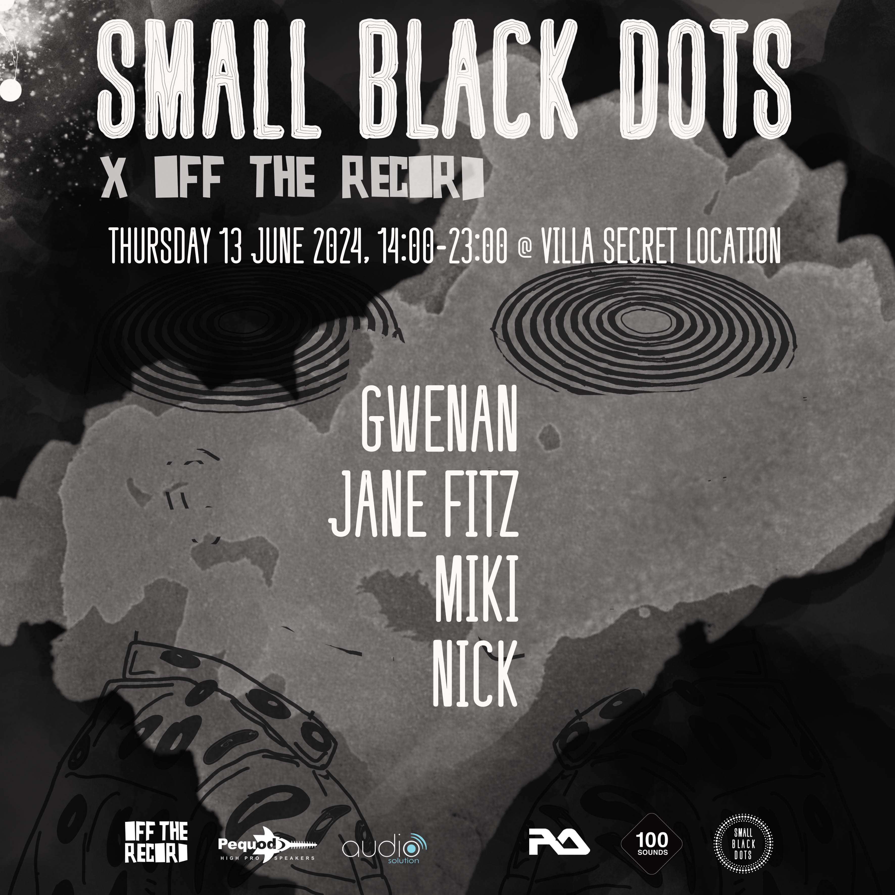 Small Black Dots X OFF The Record - フライヤー表