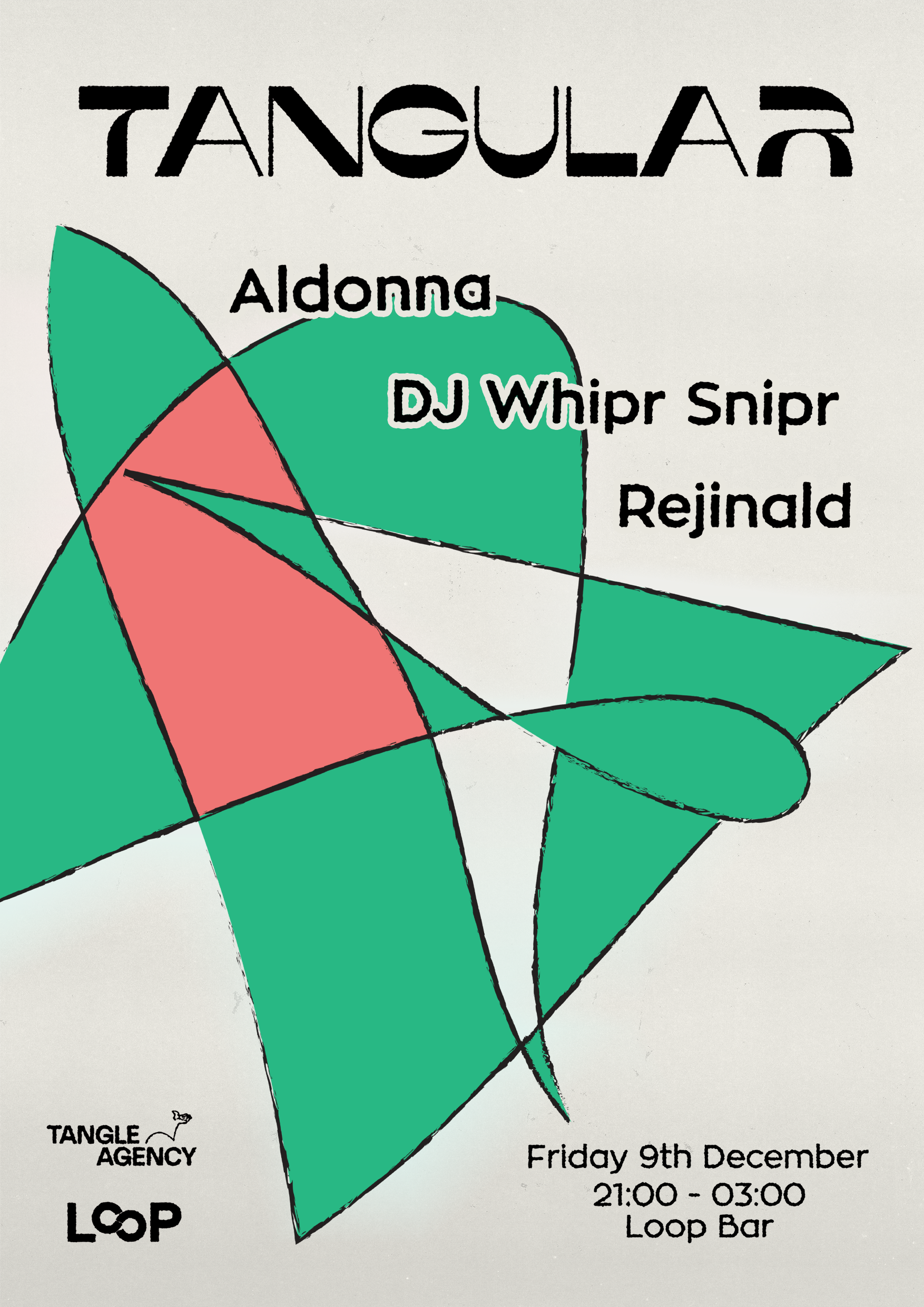 Tangular: Aldonna, DJ Whipr Snipr & Rejinald at Loop, Melbourne