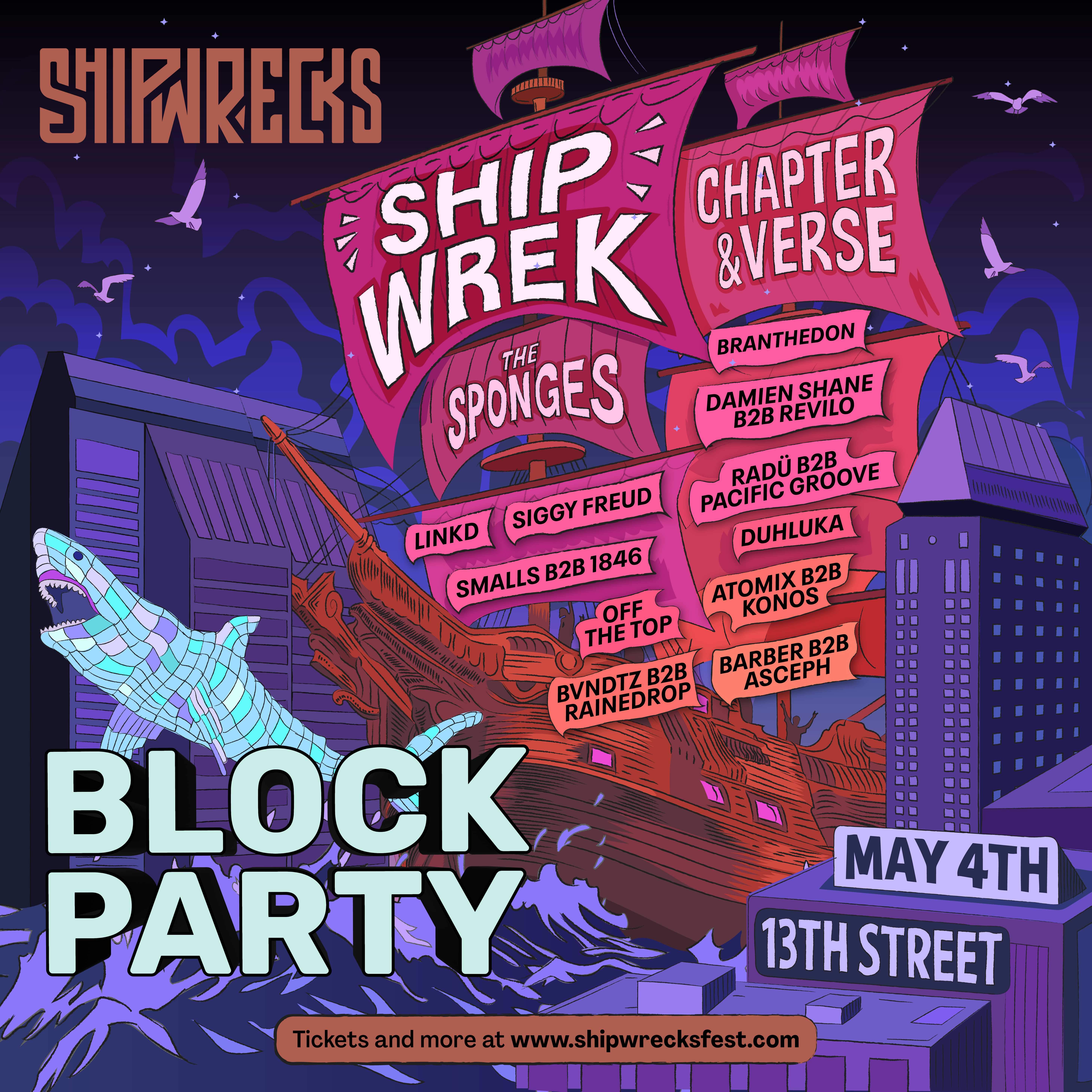 Shipwrecks Fest 2024 - フライヤー表