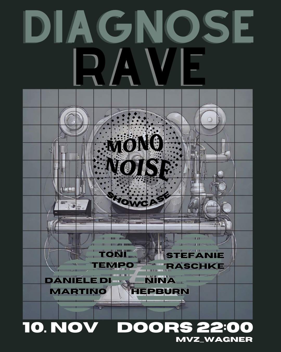 Diagnose Rave: Mono Noise Showcase - フライヤー表