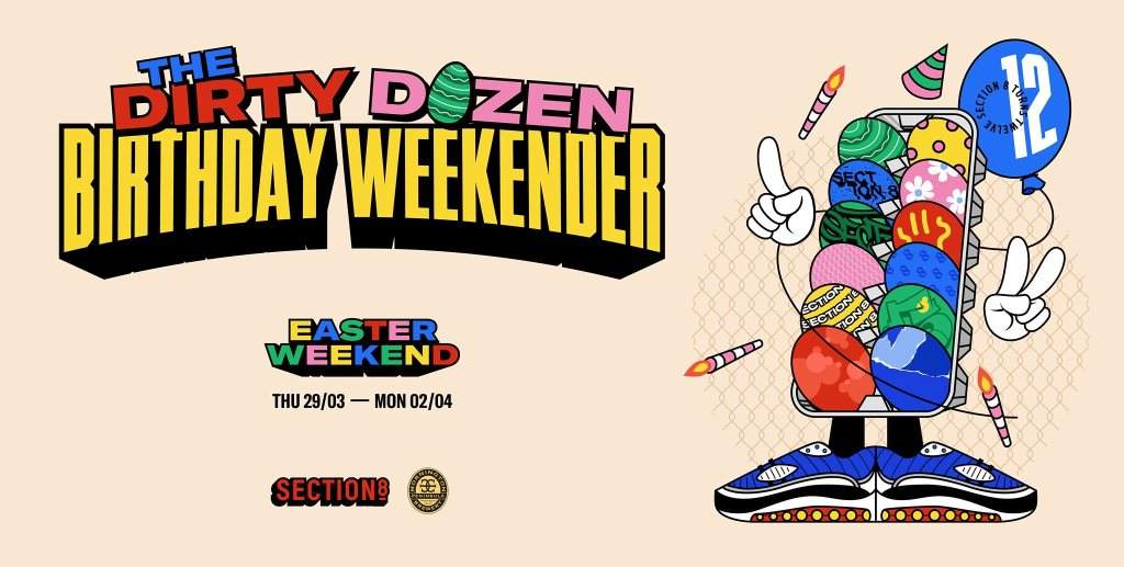 Section 8's Birthday Weekender - フライヤー表