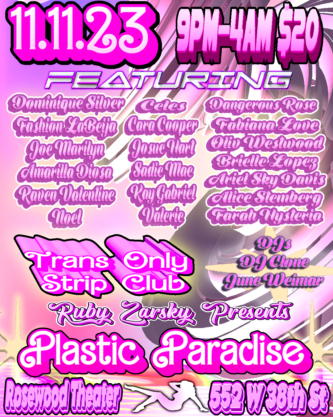 Plastic Paradise at Rosewood Theatrer, New York City