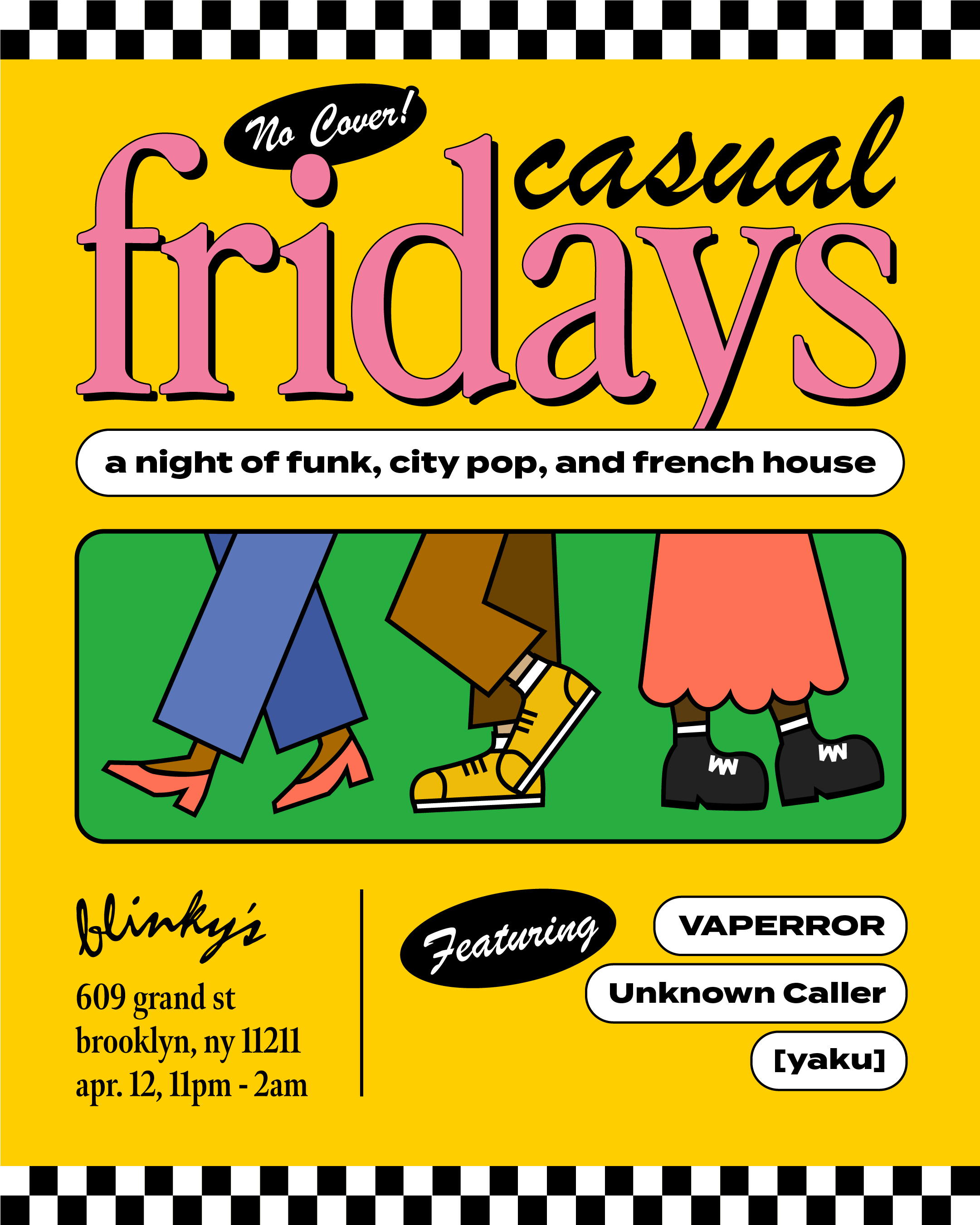 casual fridays: funk, city pop, french house - Página frontal