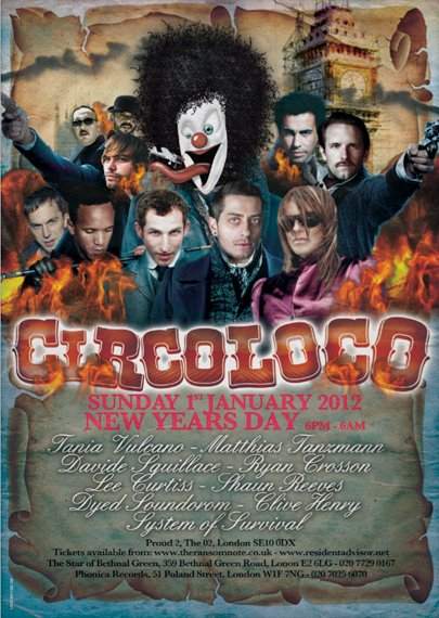 Circo Loco New Years Day 2012 - Página frontal