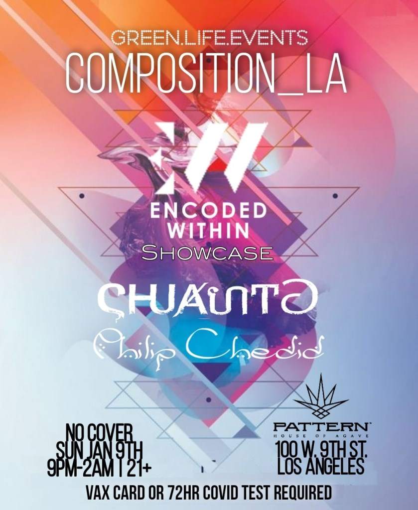Composition_la - Encoded Within Showcase feat. Shanto & Philip Chedid - フライヤー表
