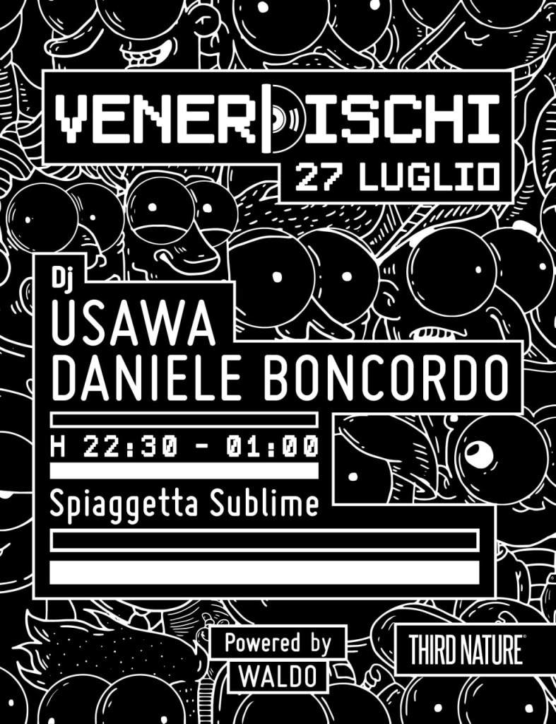 Venerdischi with Usawa & Daniele Boncordo - フライヤー表