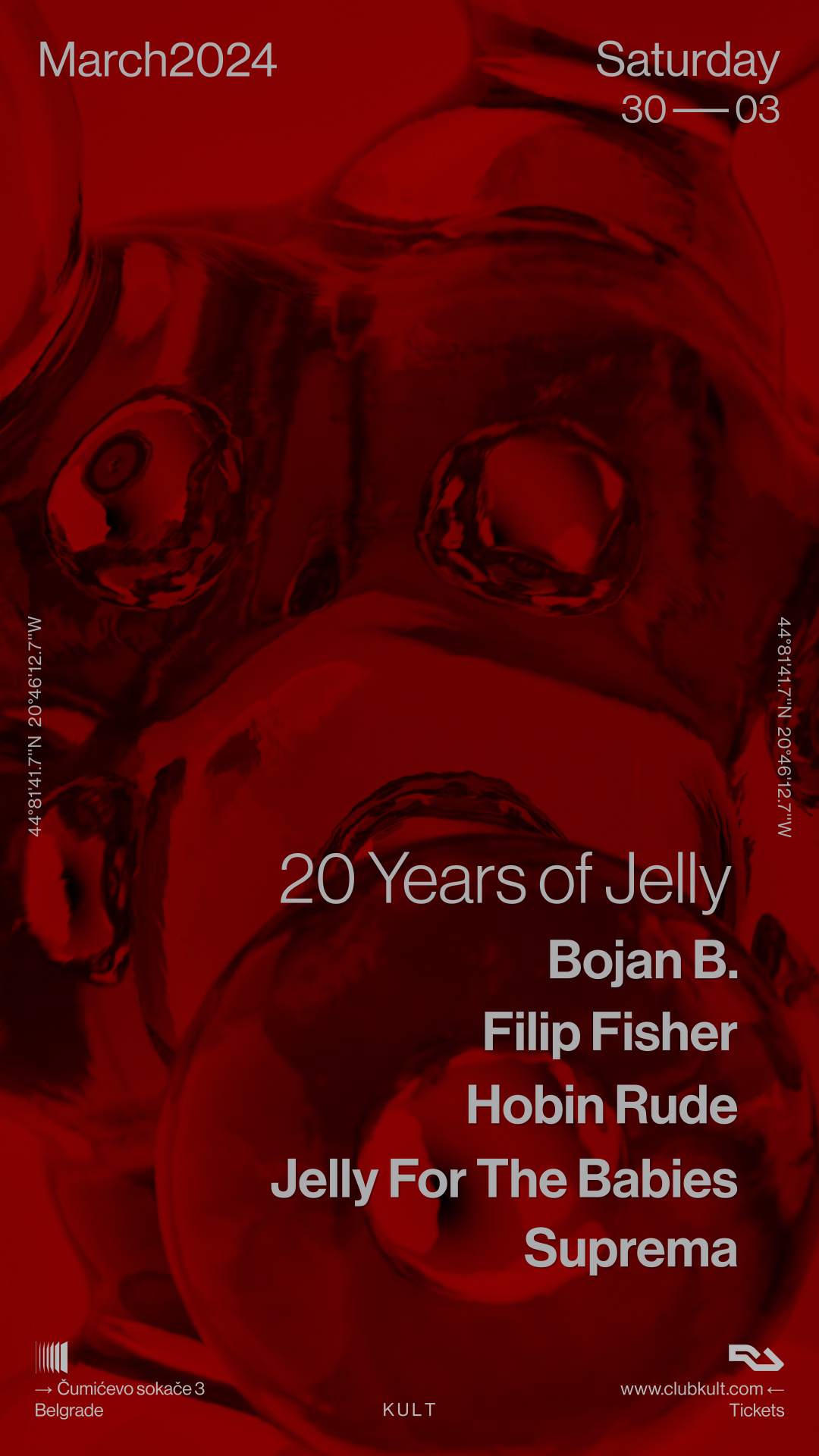 20 Years Of Jelly - Bojan B, Hobin Rude, Filip Fisher, Jelly For The Babies, Suprema - Página frontal
