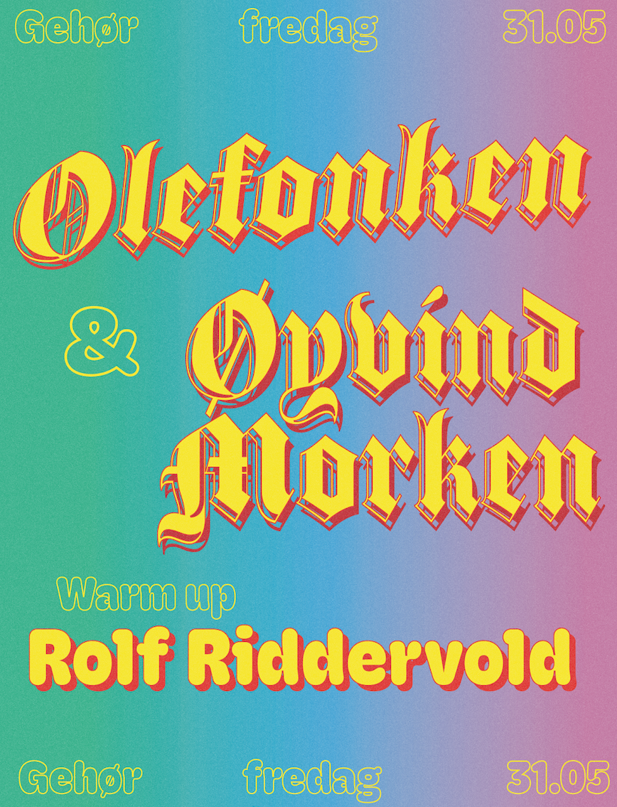 Olefonken & Øyvind Morken - フライヤー表
