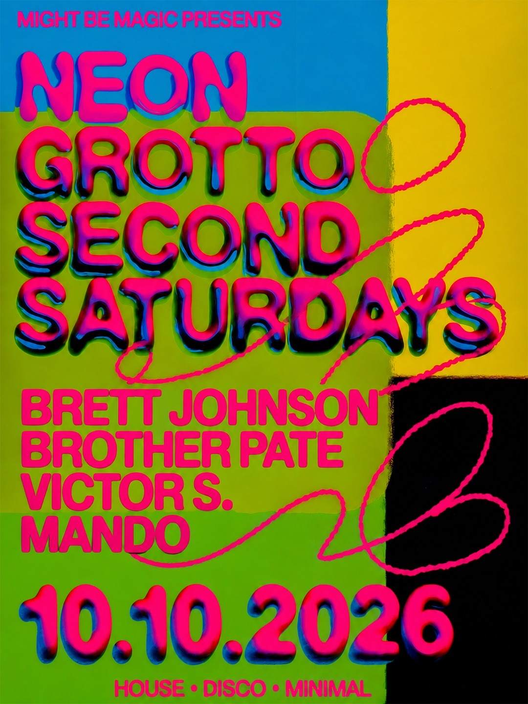 SECOND SATURDAYS: Brett Johnson, Brother Pate, Victor S + Mando en Neon ...