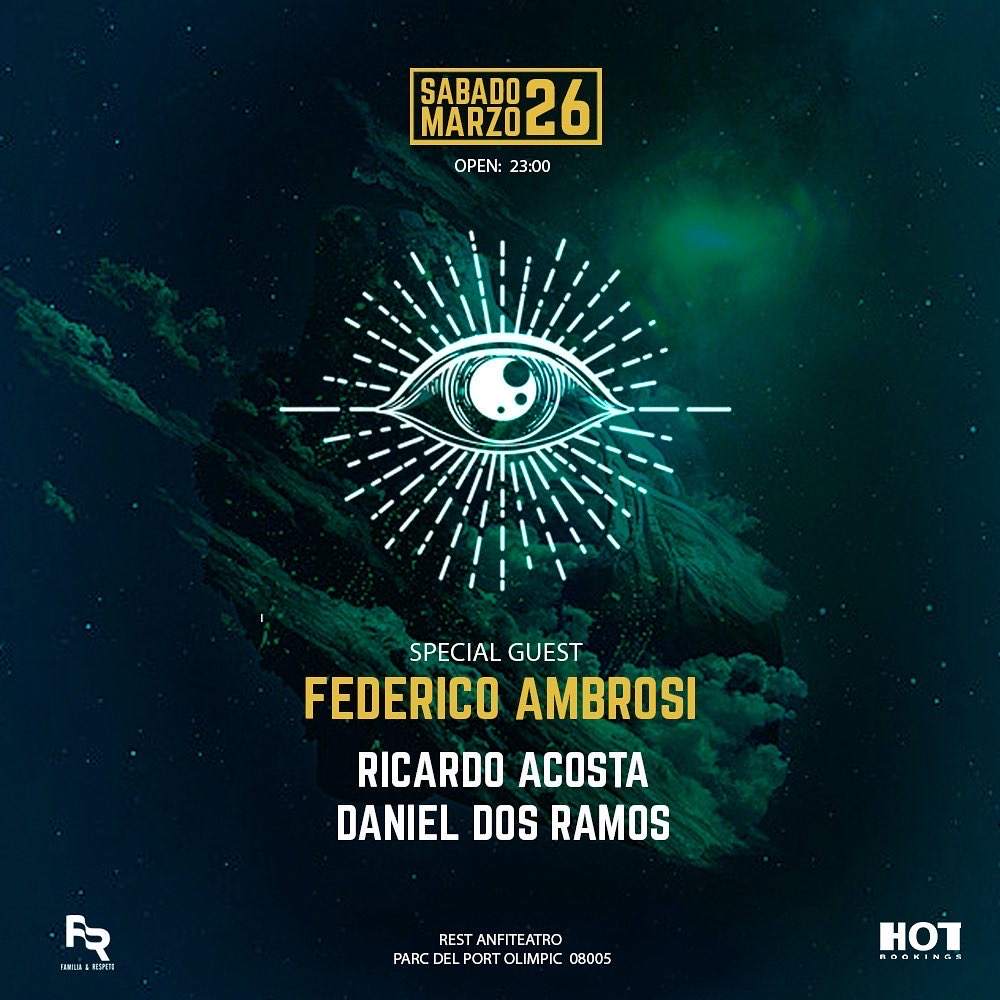 TECH HOUSE & AFTER PARTY W/ INTERNATIONAL DJ Federico Ambrosi - フライヤー表