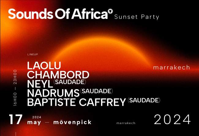 Sounds of Africa - Sunset Party - フライヤー表