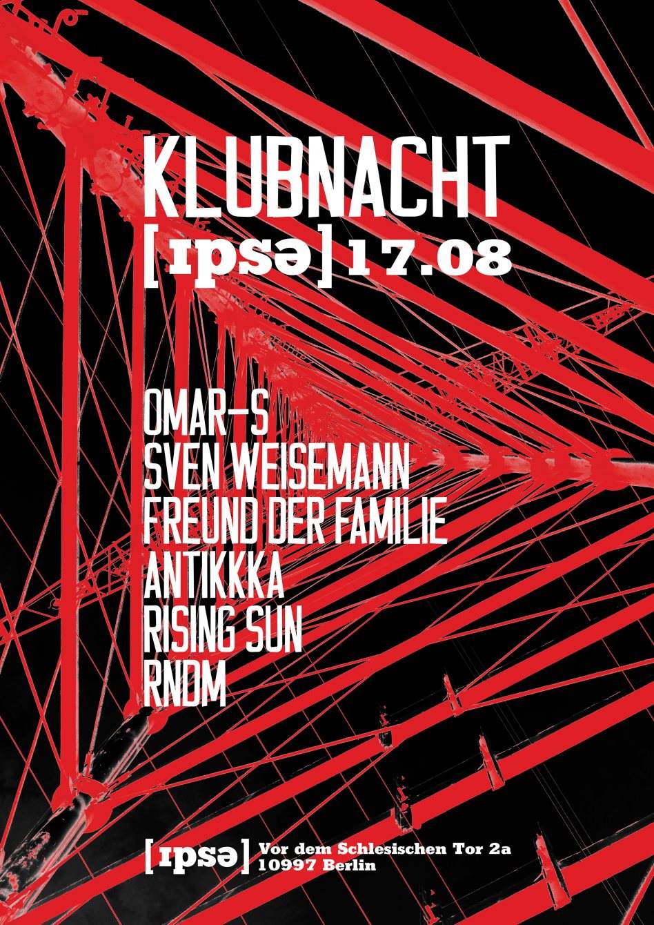 Klubnacht with Omar-S, Sven Weisemann and More - Página trasera