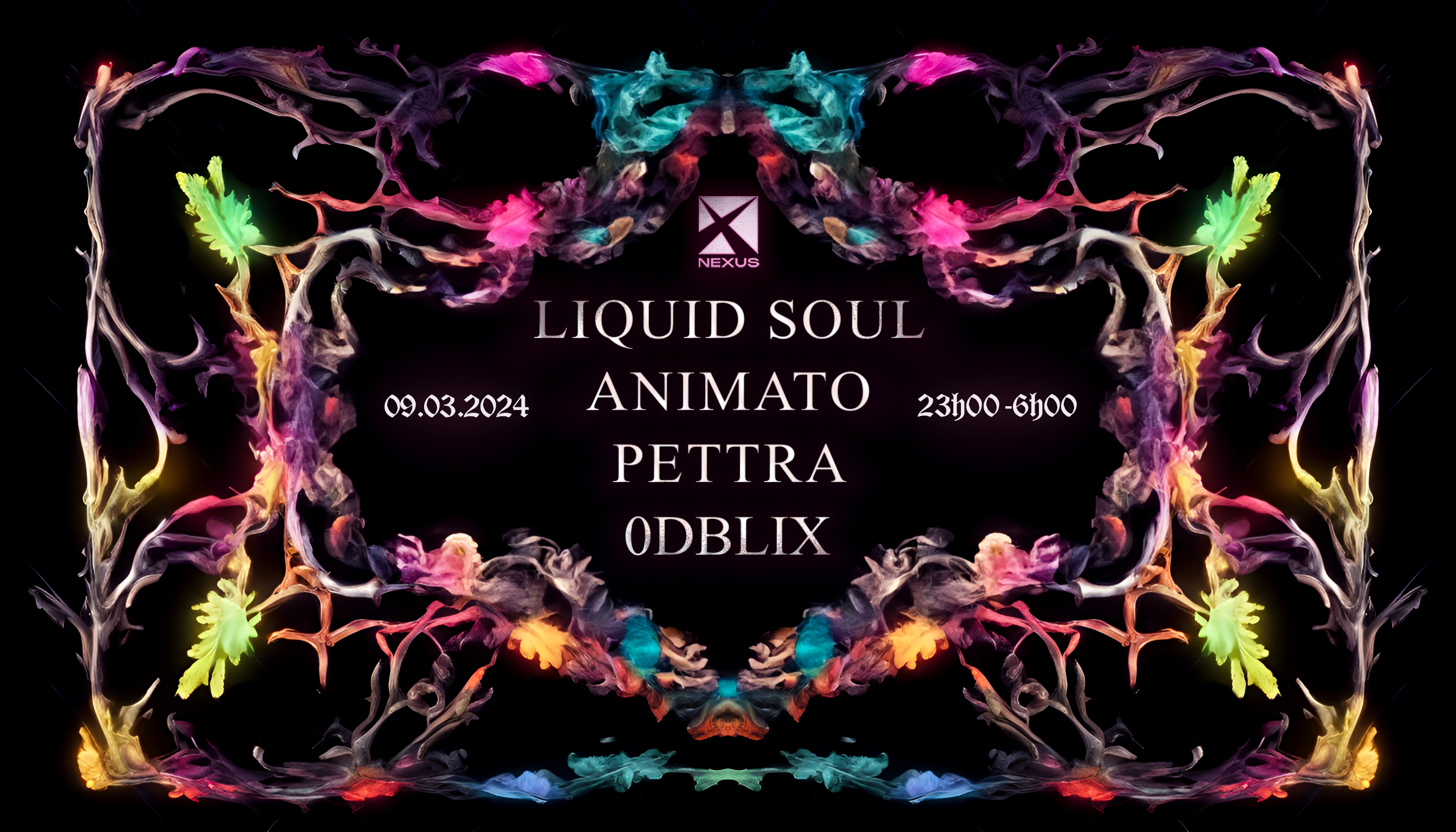 Nexus PSYTRANCE: Liquid Soul - Animato - PETTRA - 0DBLIX - Página frontal