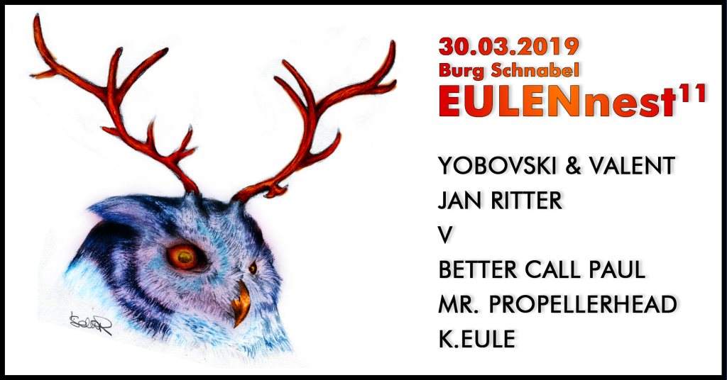 Eulennest 11 with Yobovski & Valent, Jan Ritter, V, Better Call Paul, Mr. Propellerhead, K.Eule - Página frontal