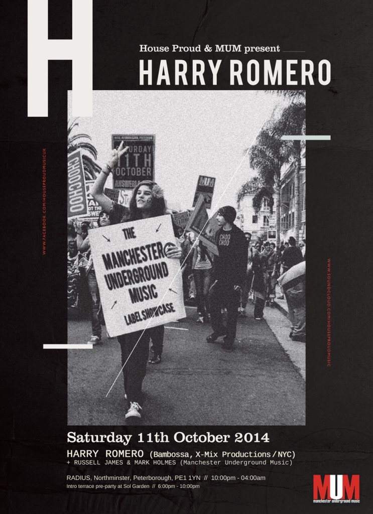 House Proud & MUM presents Harry Choo Choo Romero (MUM Label Showcase) - Página frontal