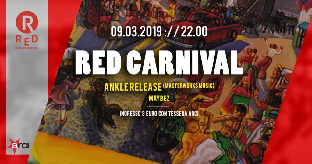 Red Carnival with Ankle Release (Masterworks Music) + Maybez - Página frontal