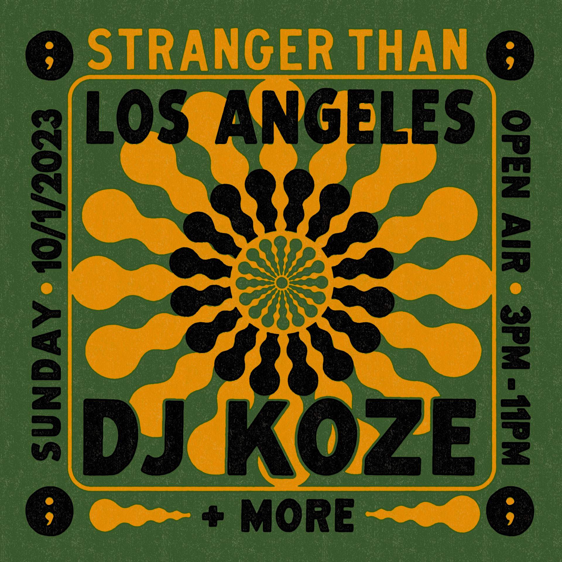 Stranger Than; DJ Koze - フライヤー表