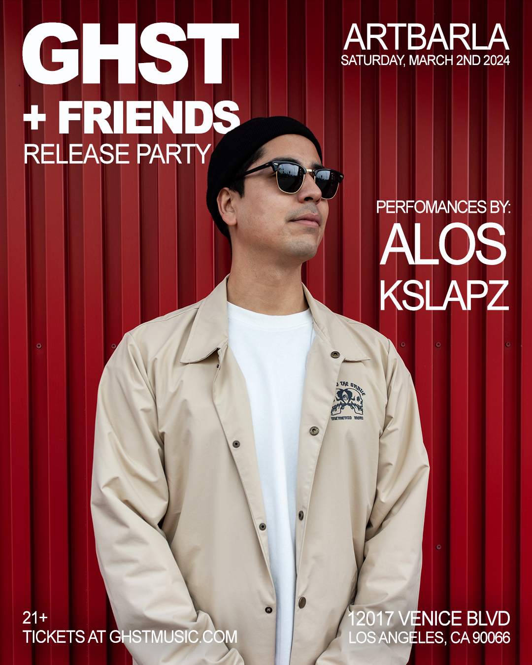 GHST + Friends Release Party - フライヤー表