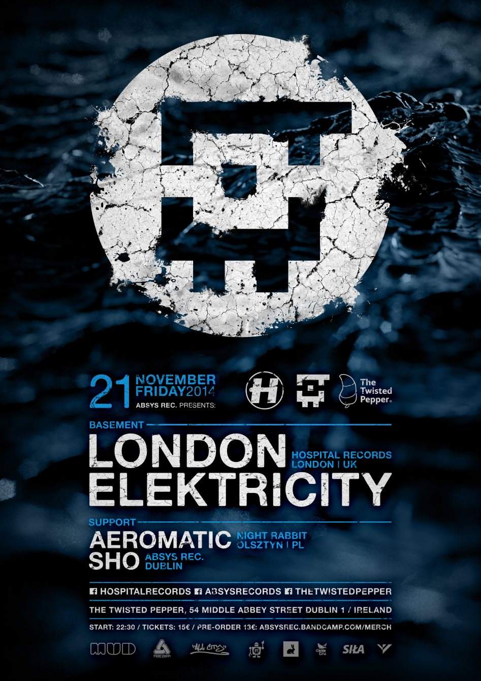 Absys Records & Junior Spesh present London Elektricity / Redinho - Página frontal