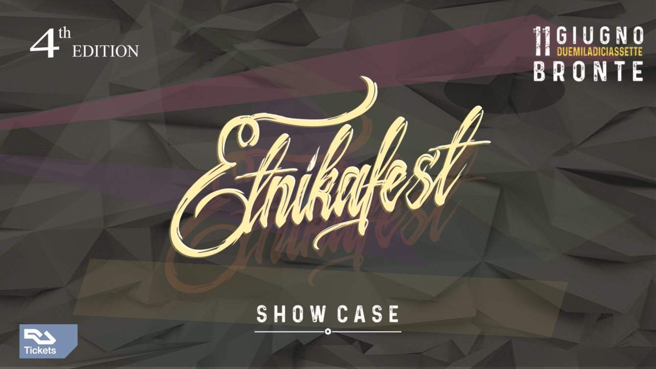 Etnikafest 017 - フライヤー表