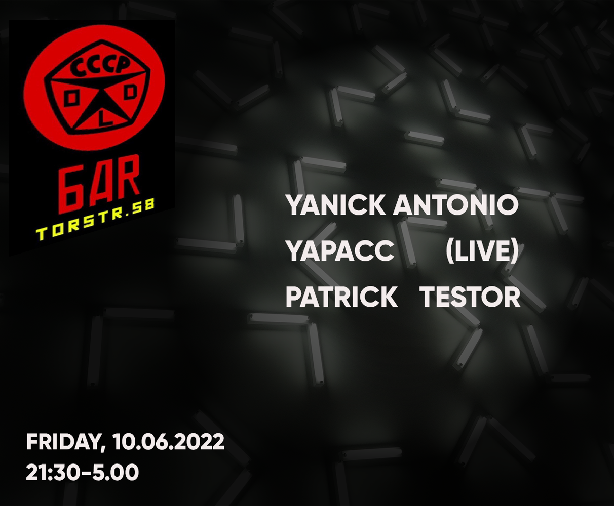 Yapacc/patrick testor/Yanick Antonio - フライヤー表