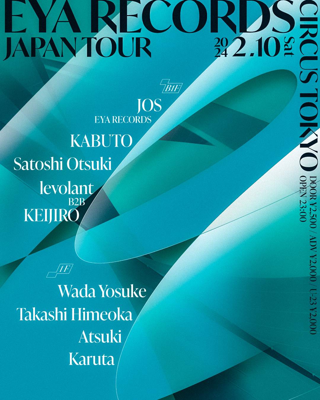 EYA RECORDS JAPAN TOUR - Página frontal