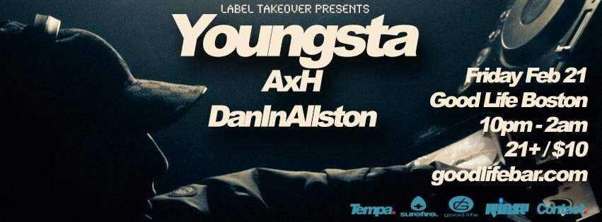 Label Takeover presents Youngsta, AxH, Daninallston - Página frontal