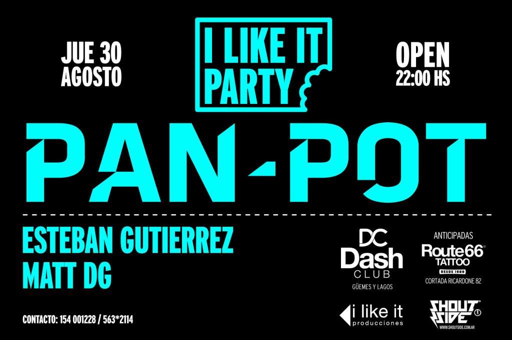Pan-Pot at I Like It Party - Rosario - Página trasera