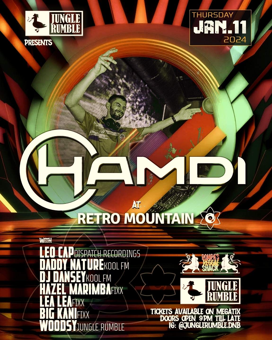 HAMDI - Retro Mountain - Página frontal
