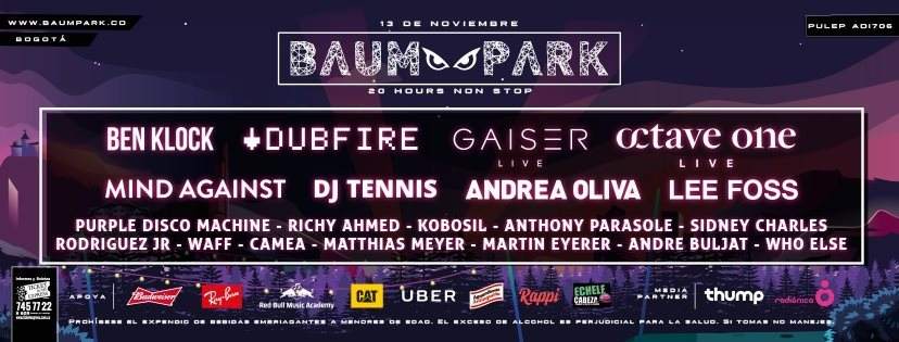 Baum Park 2016 - Página frontal