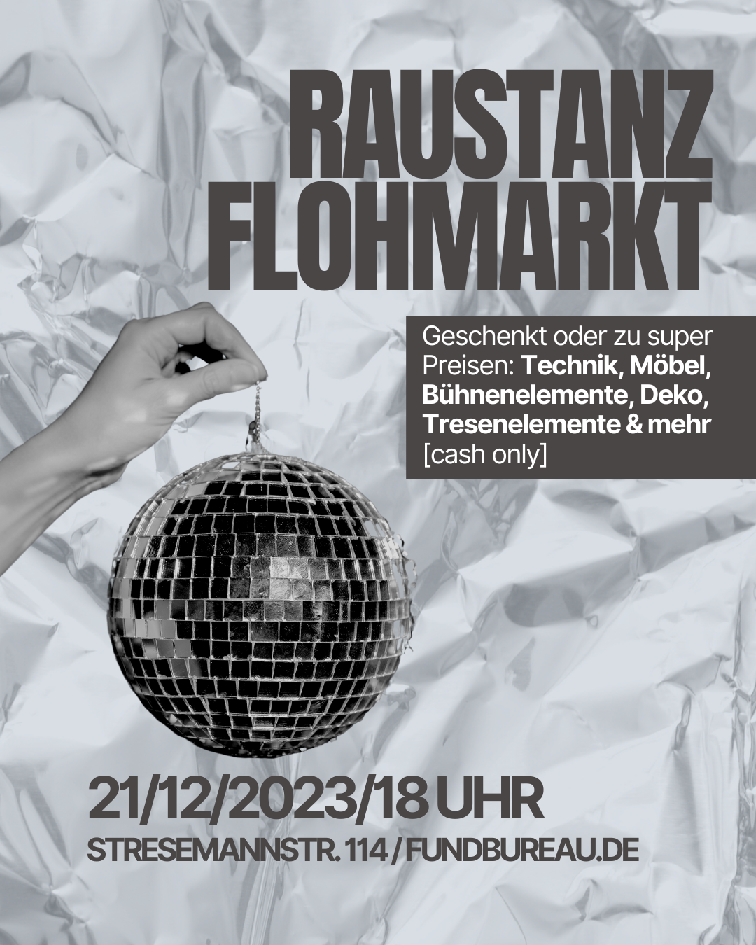 Raustanz Flohmarkt - フライヤー表