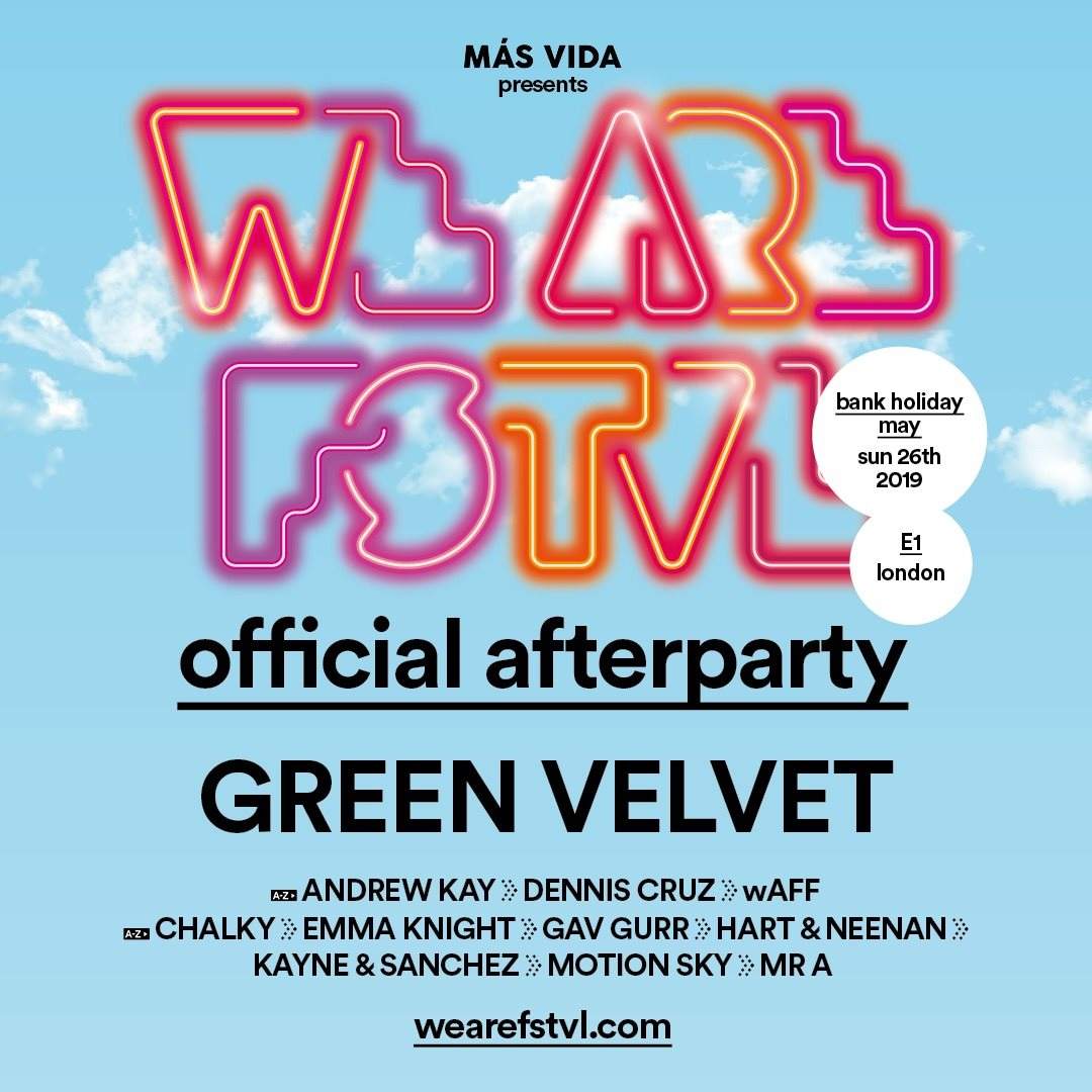 Green Velvet, wAFF +More - We Are FSTVL Afterparty - Página frontal