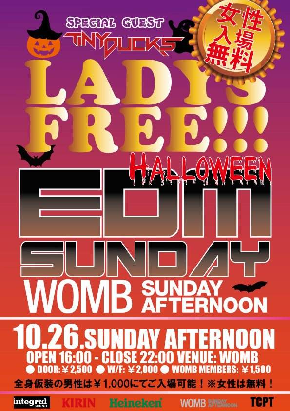 EDM Sunday -Halloween Special- - フライヤー表