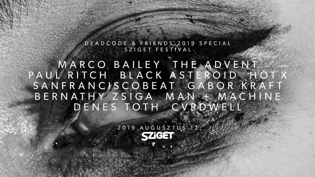 Deadcode & Friends 2019 Special - Sziget Festival - フライヤー表