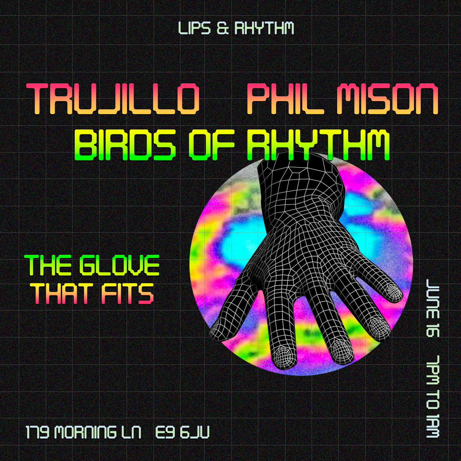 [CANCELLED] Lips & Rhythm with: Phil Mison, Trujillo & Birds Of Rhythm - フライヤー表