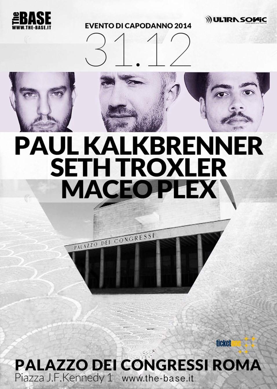 New Year's Eve - Paul Kalkbrenner + Seth Troxler + Maceo Plex - Página trasera
