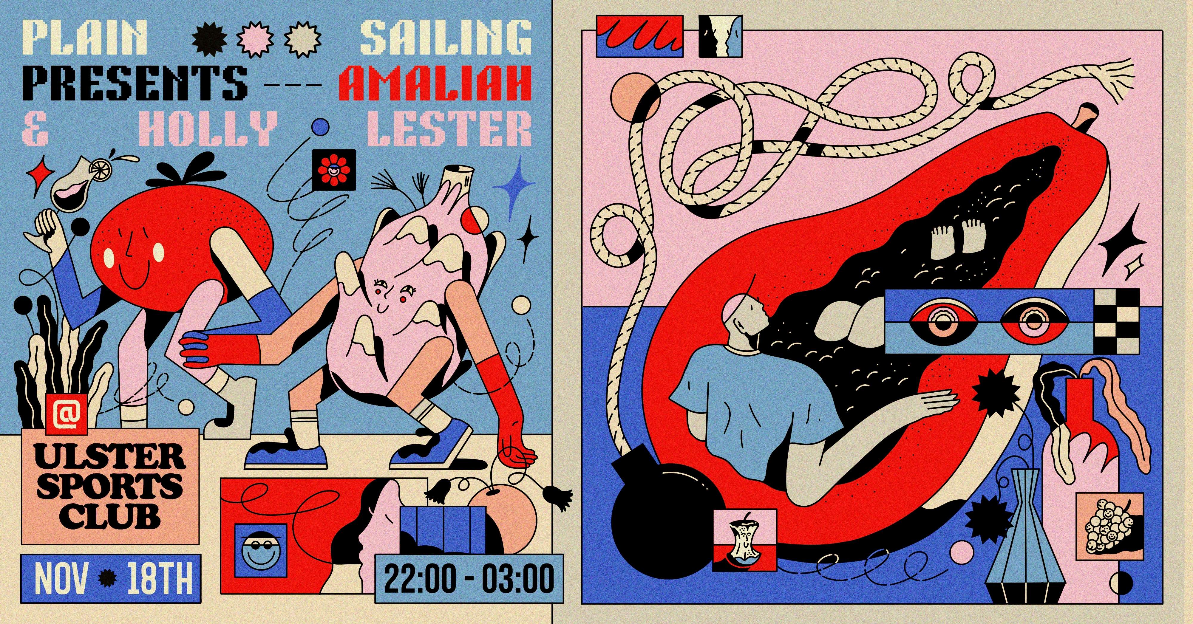 Plain Sailing - Amaliah & Holly Lester - Página frontal