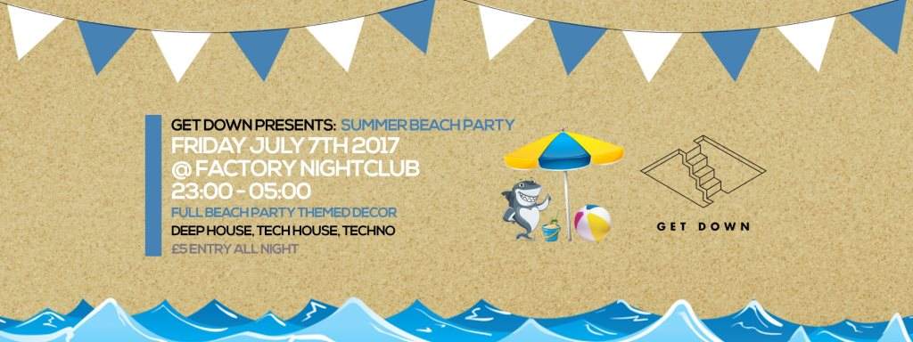 Get Down presents: Summer Beach Party - Página frontal