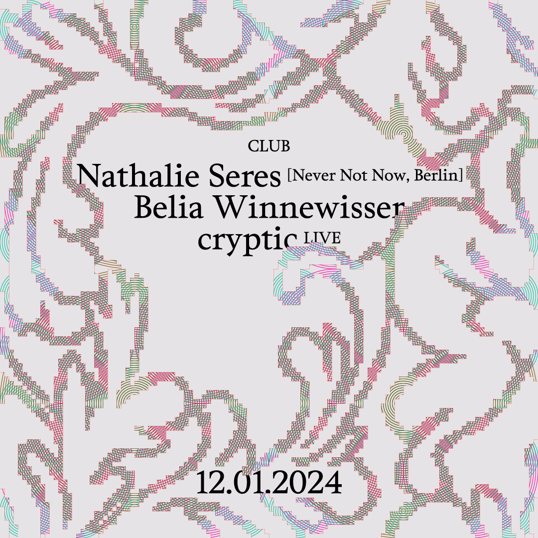 Nathalie Seres • Belia Winnewisser • cryptic ᴸᴵᵛᴱ - Página frontal