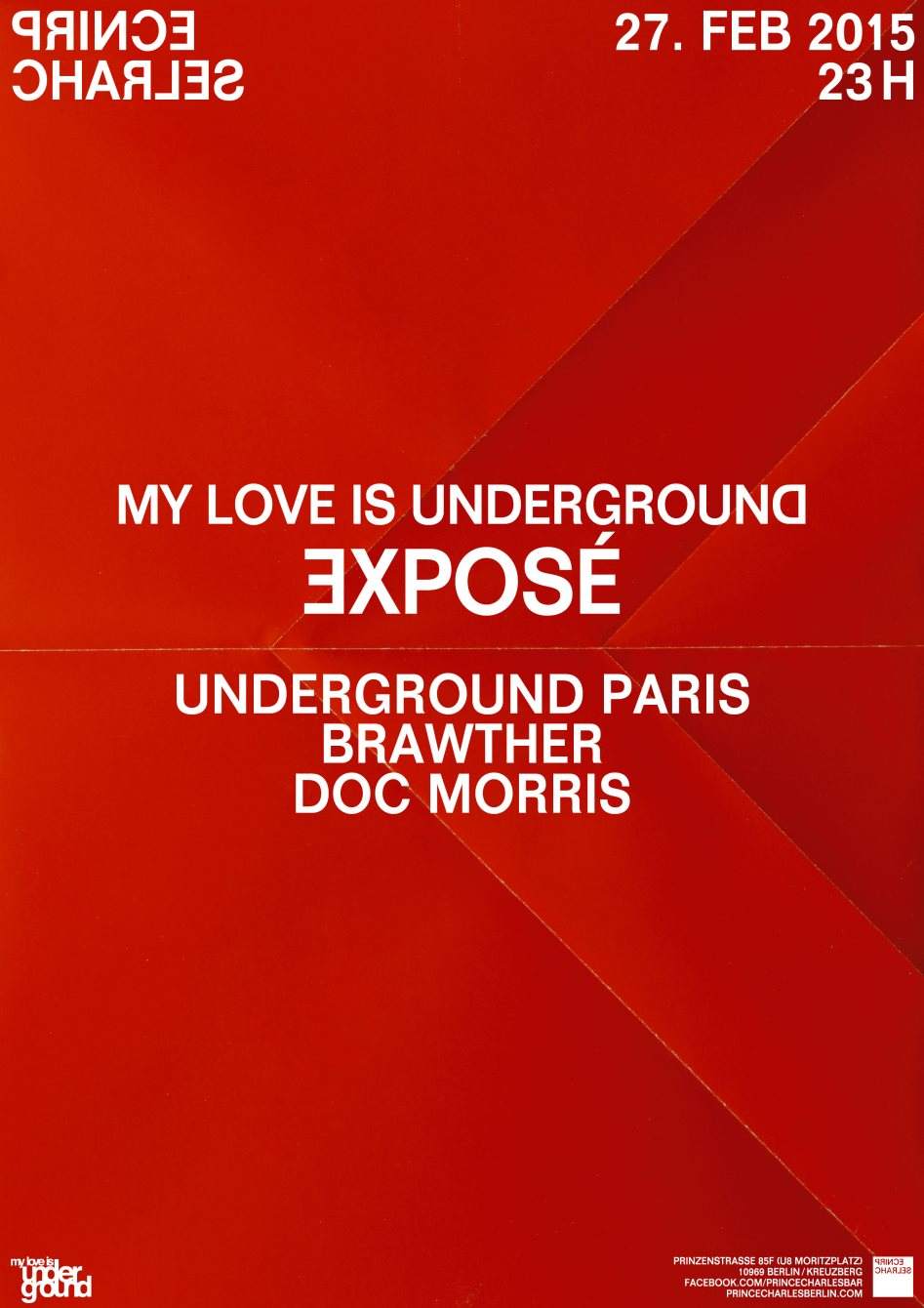 My Love Is Underground Exposé - Página trasera