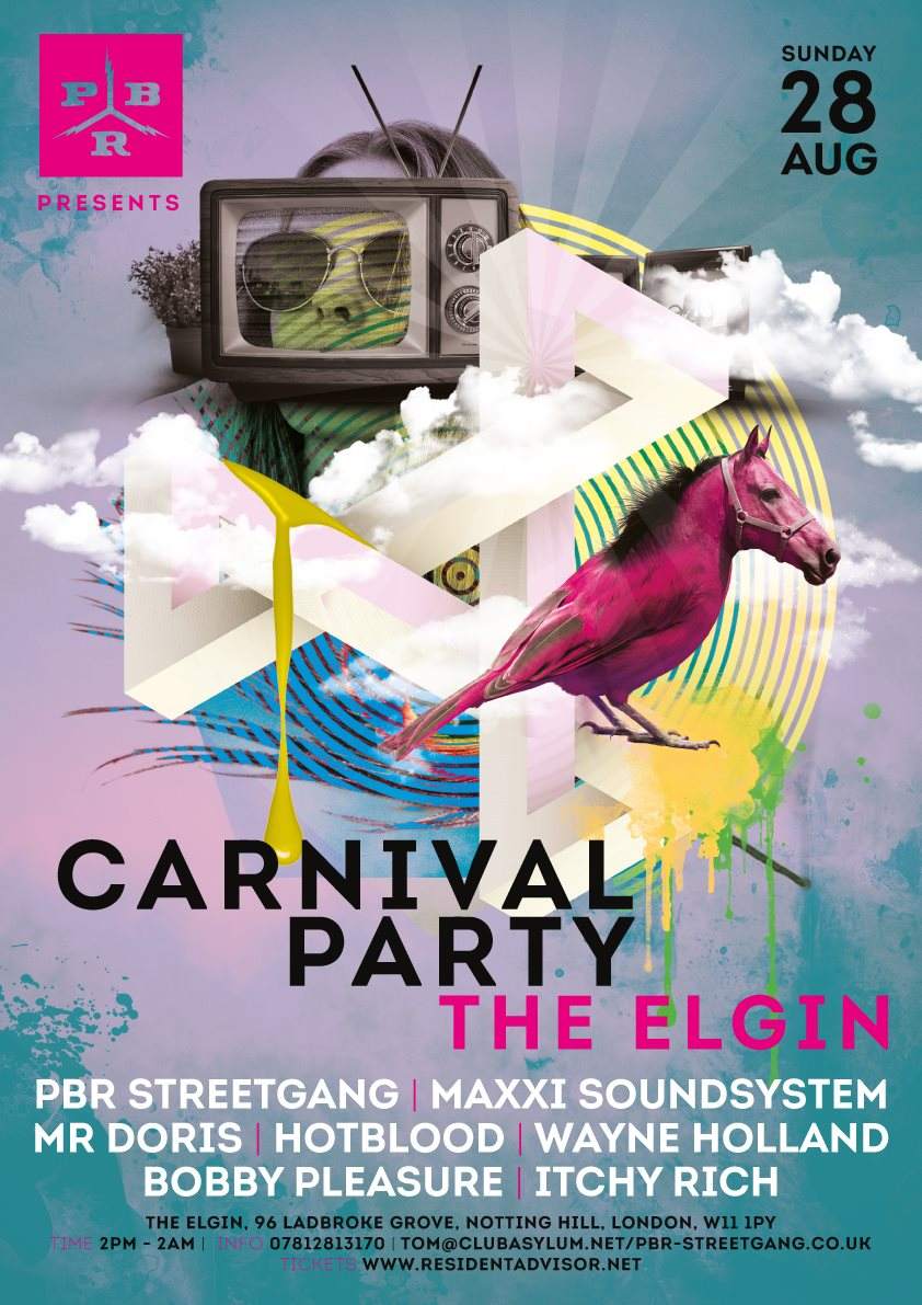 PBR Carnival Party - Página frontal