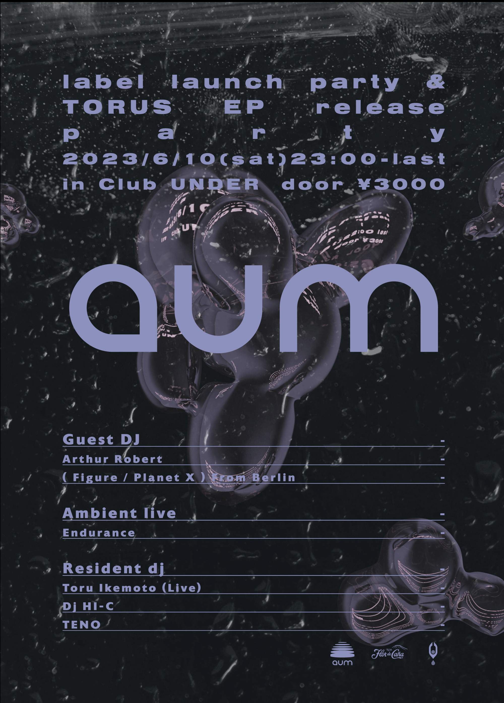 Aum Recordings label launch party & TORUS EP release party - Página trasera