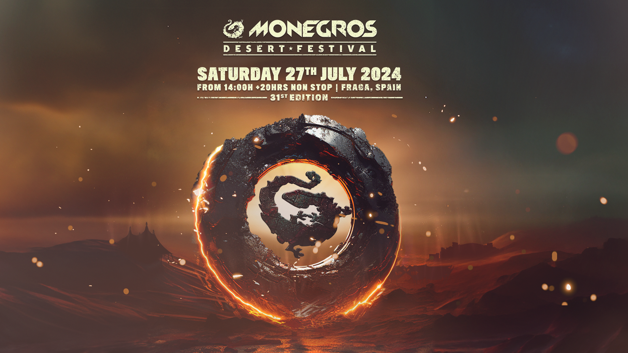 Monegros Desert Festival 2024 - フライヤー表