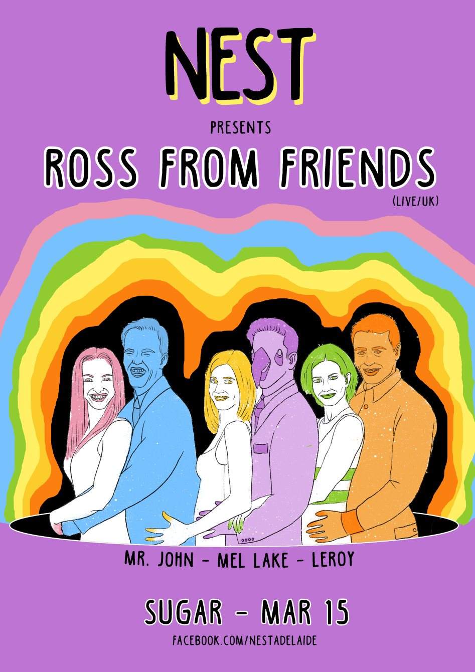 Nest: Ross From Friends (Live / UK) - Página frontal