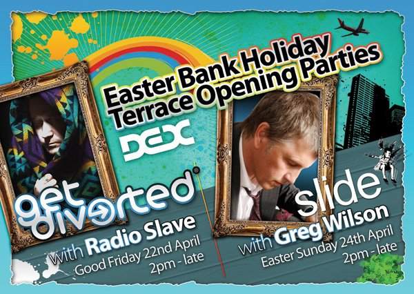 Slide Easter Sunday On The Terrace with Greg Wilson - Página frontal