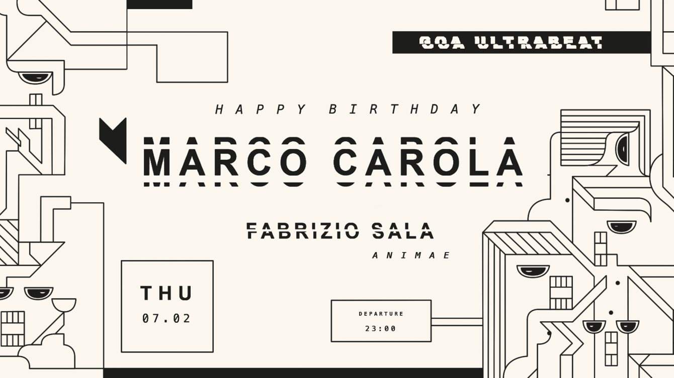 Happy Birthday Marco Carola - Página frontal