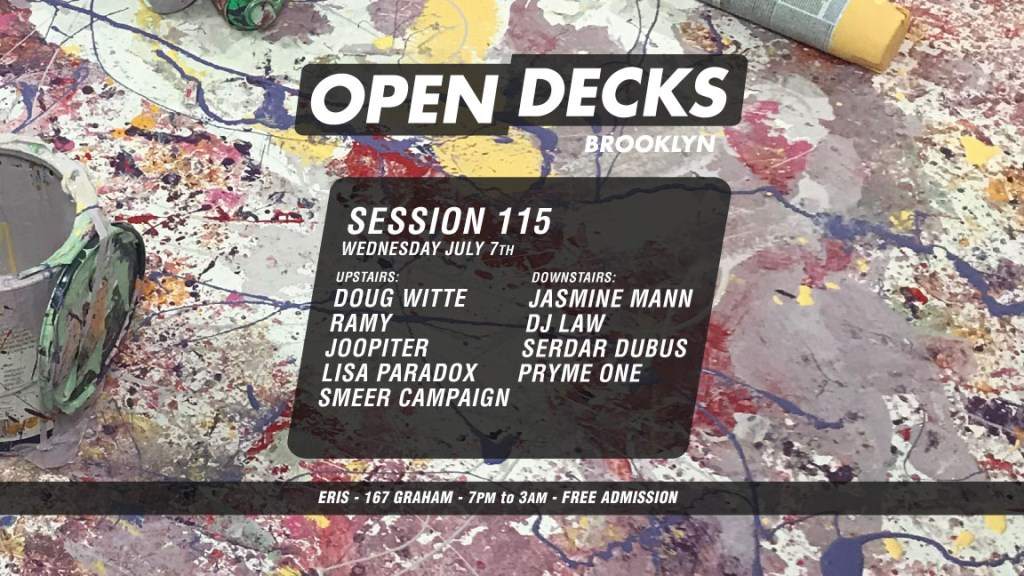 Open Decks Session 115 em Eris, New York City