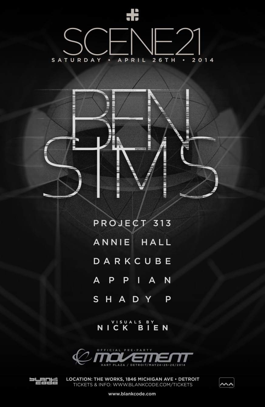 Scene 21 l Official Movement Pre Party Feat. Ben Sims - Página frontal