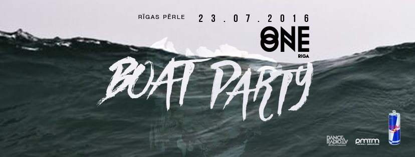 One One Boat Party - フライヤー表